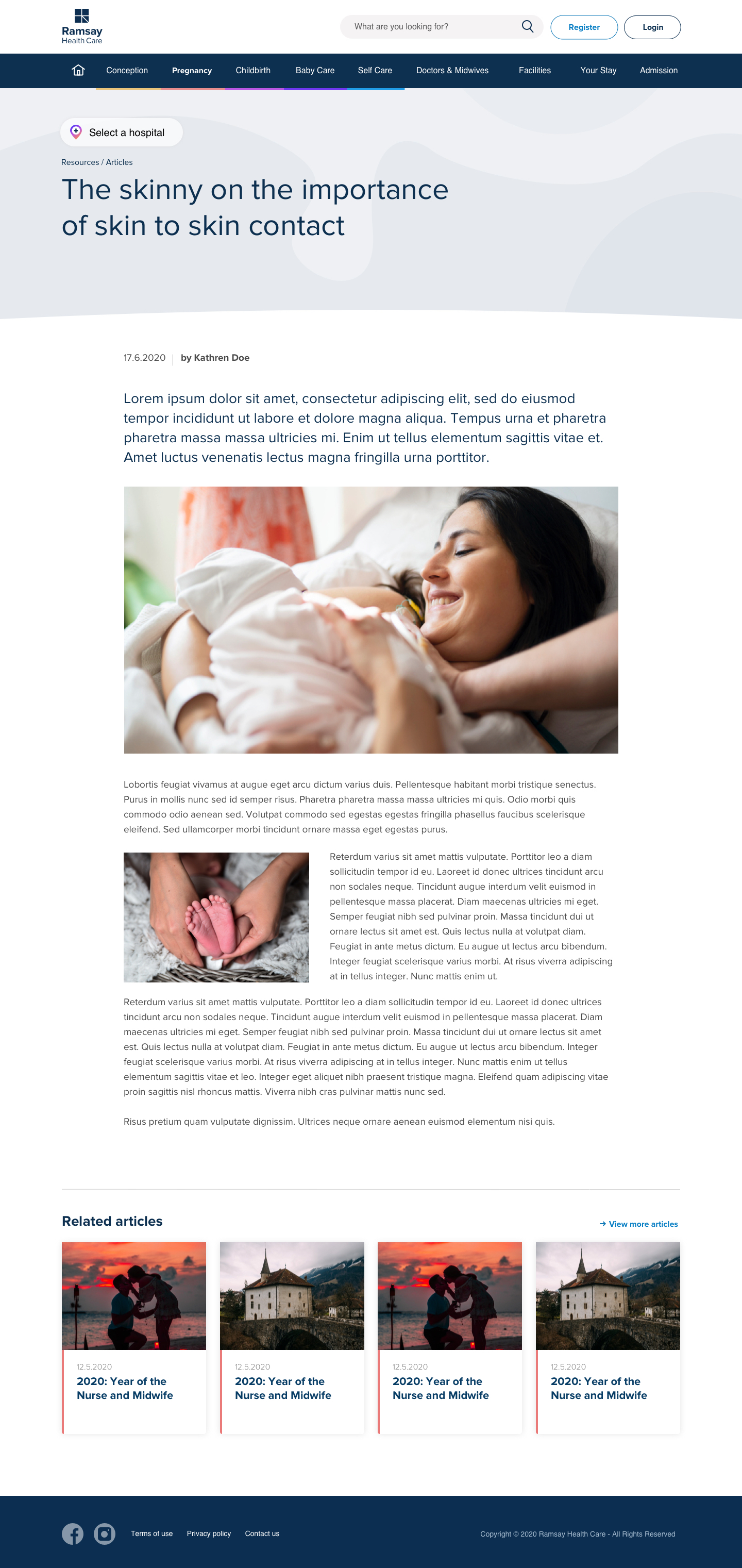 Ramsay - Maternity care community portal